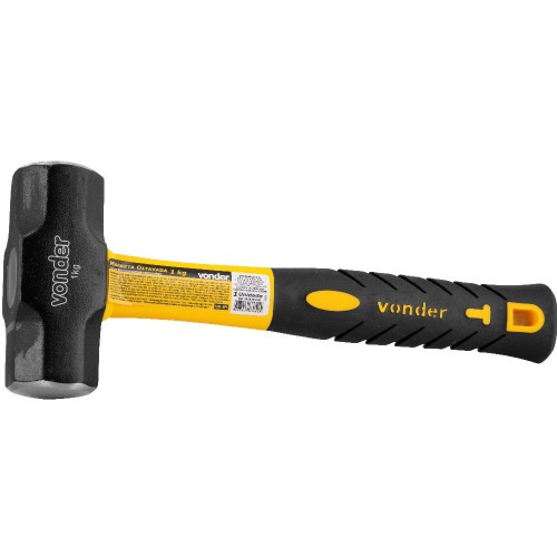 Marreta oitavada 1 kg com cabo de fibra - 35.89.004.100