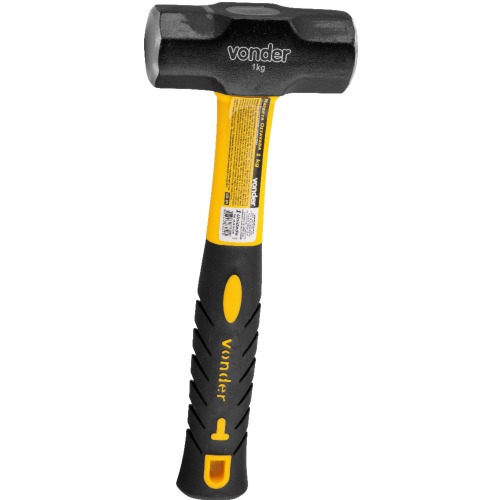 Marreta oitavada 1 kg com cabo de fibra - 35.89.004.100