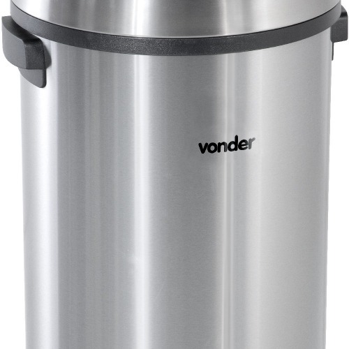 Lixeira redonda inox sem tampa 65 L