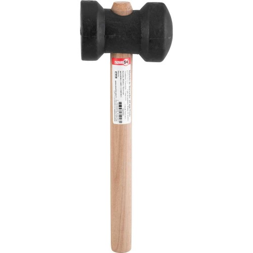 Martelo de borracha 60 mm preto Martelo de borracha 60 mm preto