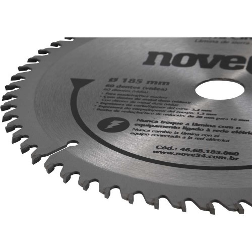 Lmina de serra circular para madeira 185 mm 60 dentes