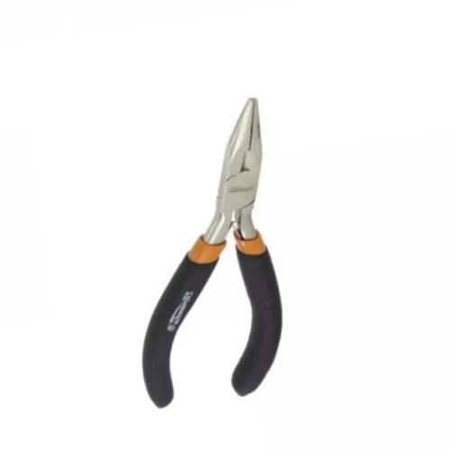 Mini alicate bico meia cana reto niquelado 5