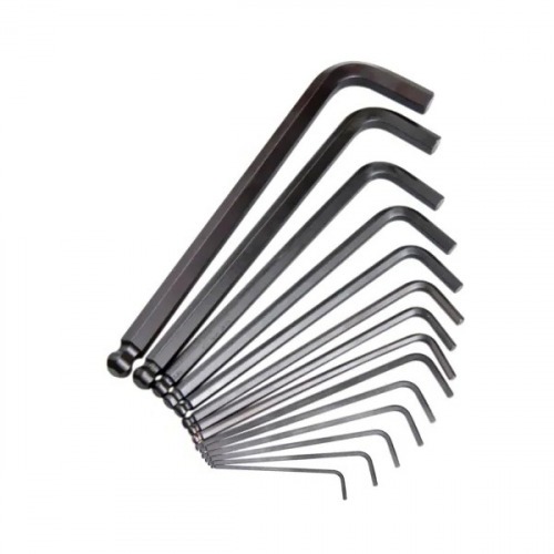 Jogo de chave allen longa abaulada 1,5 a 14 mm com 14 peas - 42KL-14M