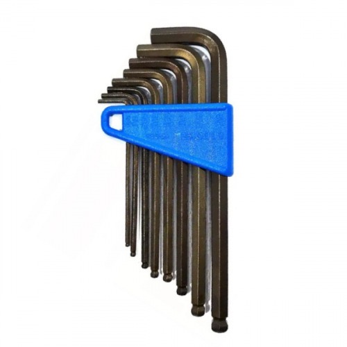 Jogo de chave allen longa abaulada 3/32 a 3/8 Jogo de chave allen longa abaulada 3/32 a 3/8