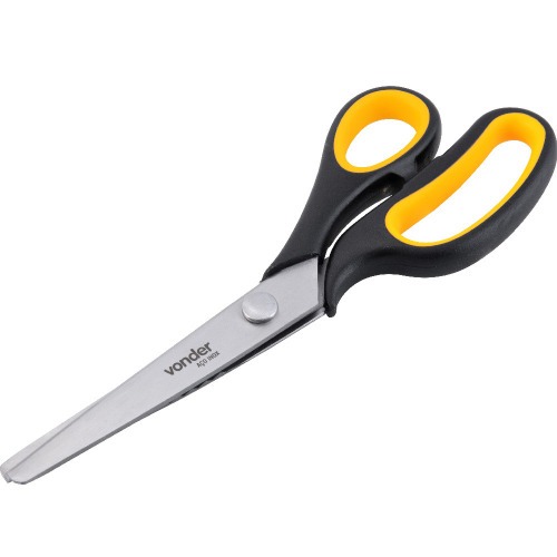 Tesoura manual de picotar 230 mm com cabo emborrachado Tesoura manual de picotar 230 mm com cabo emborrachado