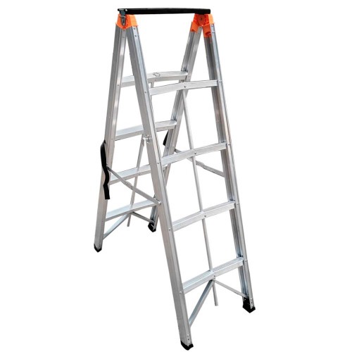 Escada Dobrável Palito de alumínio 4 degraus - N24035517 Escada Dobrável Palito de alumínio 4 degraus - N24035517