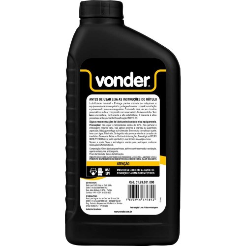 �leo lubrificante para ferramentas pneum�ticas 1 litro