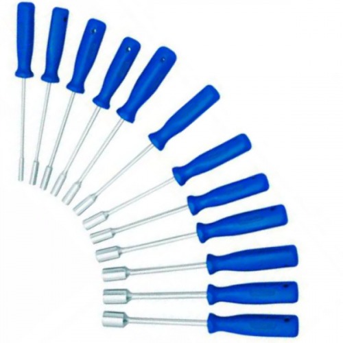 Jogo de chave tipo canho 3 a 14 mm com cabo 12 peas 33-12M