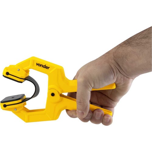 Grampo multiúso com mola e borracha flexível 50 mm Grampo multiúso com mola e borracha flexível 50 mm