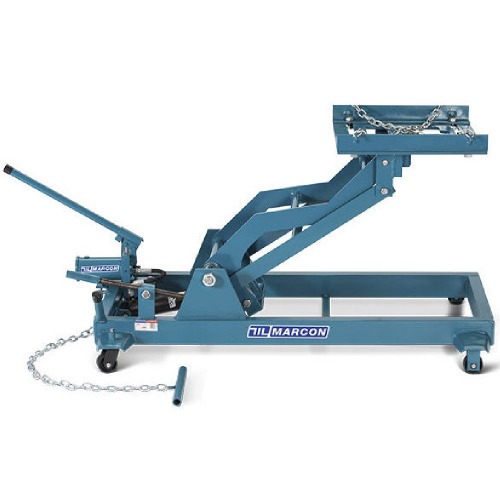 Macaco hidráulico para caixa câmbio de 750 kg com rodas de ferro - 4104 Macaco hidráulico para caixa câmbio de 750 kg com rodas de ferro - 4104