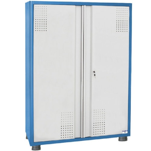 Armário com 5 prateleiras e portas de aço - AM-11 Armário com 5 prateleiras e portas de aço - AM-11