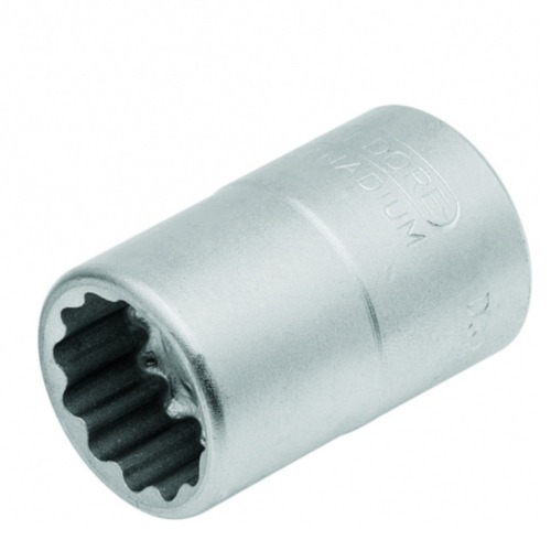 Soquete estriado 30 mm encaixe 1/2 Soquete estriado 30 mm encaixe 1/2