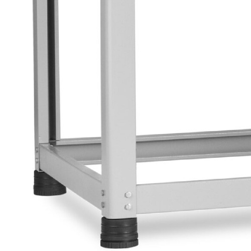 Bancada desmontável com 2 gavetas e tampo em compensado pinus envernizado - BM-F Bancada desmontável com 2 gavetas e tampo em compensado pinus envernizado - BM-F