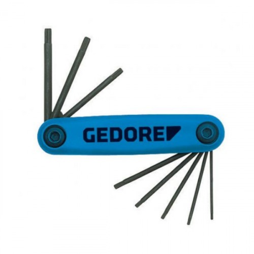 Jogo de chave hexalobular T9 a T40 com 8 pe�as- 43TXSCL