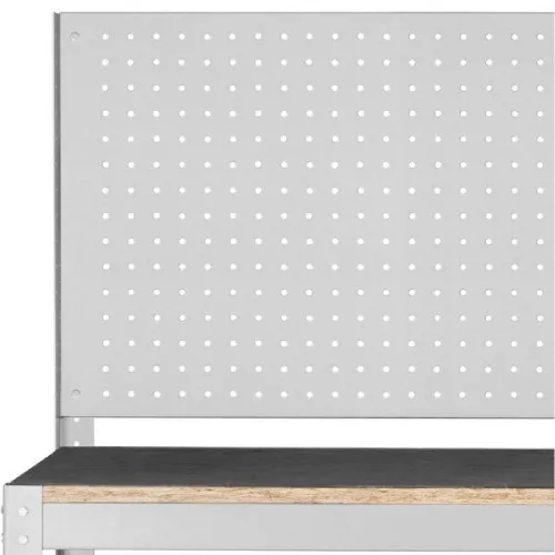 Bancada desmontável com 1 prateleira e painel perfurado - BM-U
