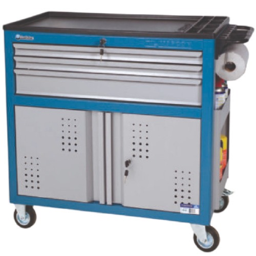 Carrinho para ferramentas fechado com 3 gavetas - CR-58 Carrinho para ferramentas fechado com 3 gavetas - CR-58