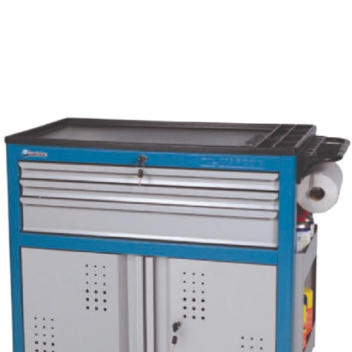 Carrinho para ferramentas fechado com 3 gavetas - CR-58 Carrinho para ferramentas fechado com 3 gavetas - CR-58