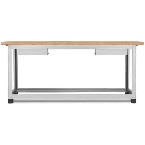 Bancada desmont�vel com 2 gavetas e tampo em compensado pinus envernizado - BM-E