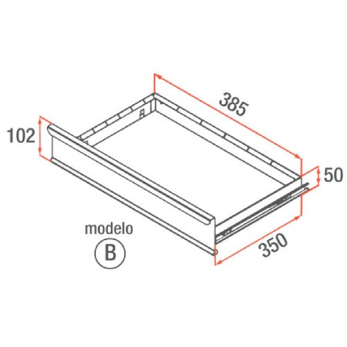 Bancada desmont�vel com 2 gavetas e tampo em compensado pinus envernizado - BM-E