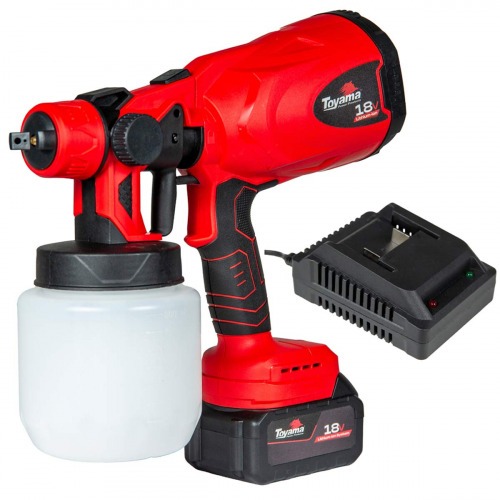 Pistola de pintura a bateria 18V 2Ah Brushless  - TBT18SG800-K2  110V/220V Pistola de pintura a bateria 18V 2Ah Brushless  - TBT18SG800-K2  110V/220V