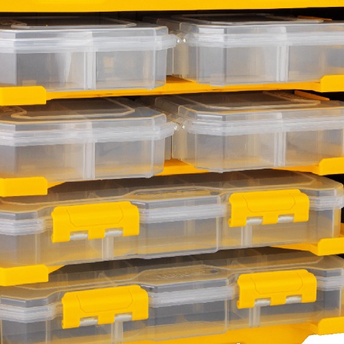 Organizador pl�stico com 6 compartimentos - OPV 099