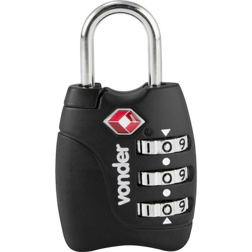 Cadeado com segredo TSA 3 algarismos