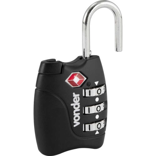 Cadeado com segredo TSA 3 algarismos