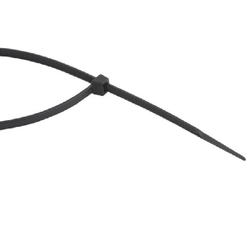 Abraadeira de nylon preta 2,5 mm x 10 cm com 100 peas