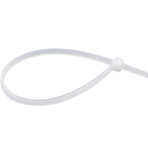 Abraadeira de nylon branca 2,5 x 100 mm com 100 peas