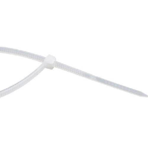 Abraadeira de nylon branca 2,5 x 100 mm com 100 peas