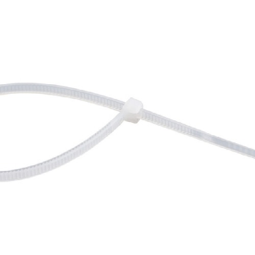 Abraadeira de nylon branca 2,5 x 100 mm com 100 peas