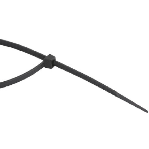 Abraçadeira de nylon preta 3,6 mm x 20 cm com 100 peças Abraçadeira de nylon preta 3,6 mm x 20 cm com 100 peças