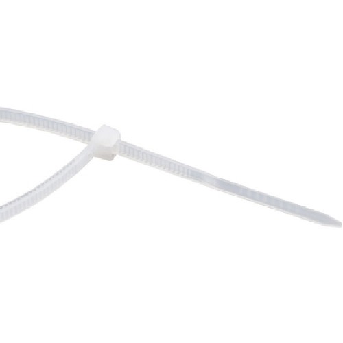 Abraçadeira de nylon branca 3,6 x 200 mm com 100 peças Abraçadeira de nylon branca 3,6 x 200 mm com 100 peças