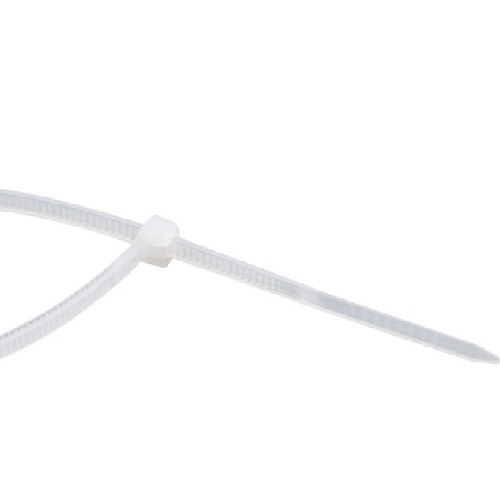 Abraadeira de nylon branca 4,8 mm x 28 cm com 100 peas