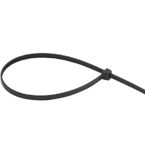 Abracadeira de nylon preta 4,8 mm x 40 cm com 100 peas