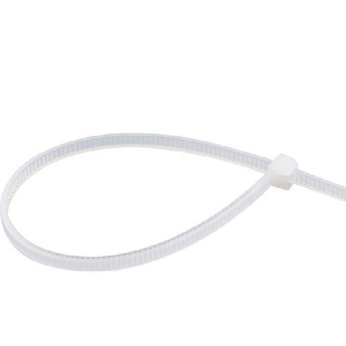 Abracadeira de nylon branca 4,8 mm x 40 cm com 100 peas