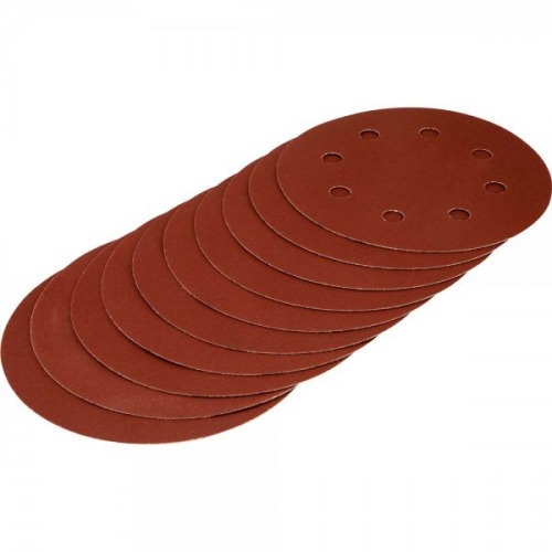 Disco de lixa com costado em pluma 180 mm gr�o 220 com 10 pe�as