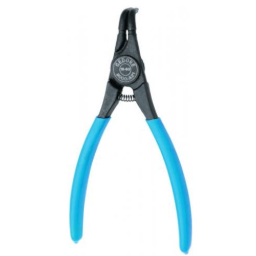 Alicate para anéis externos bico curvo 4 Alicate para anéis externos bico curvo 4