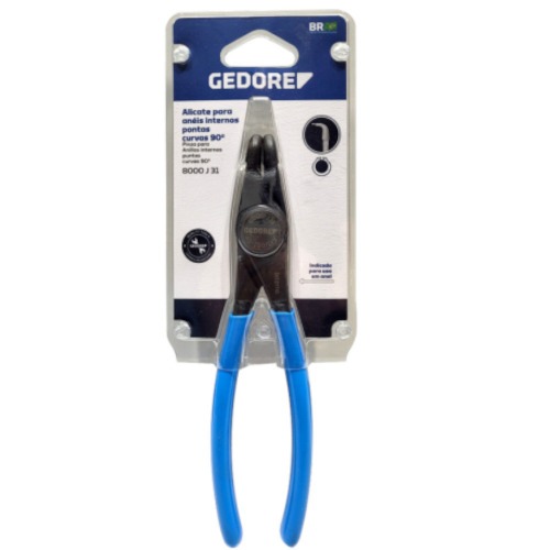 Alicate para an�is internos bico curvo 4