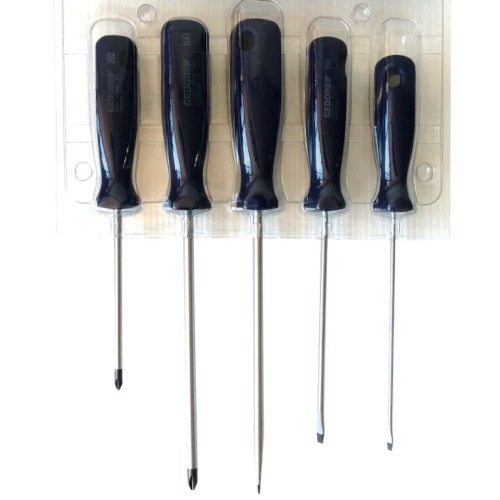 Jogo de chave fenda e phillips com 5 peças - 150-160S2 Jogo de chave fenda e phillips com 5 peças - 150-160S2