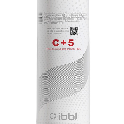 Refil Filtro para purificador de água - Natural Plus C+5 Refil Filtro para purificador de água - Natural Plus C+5