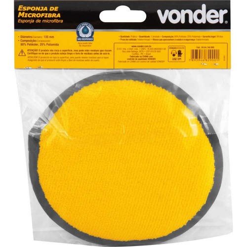 Esponja de microfibra com encaixe para as m�os