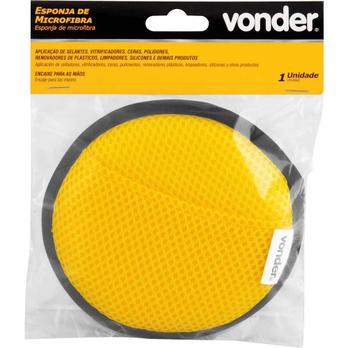 Esponja de microfibra com encaixe para as m�os