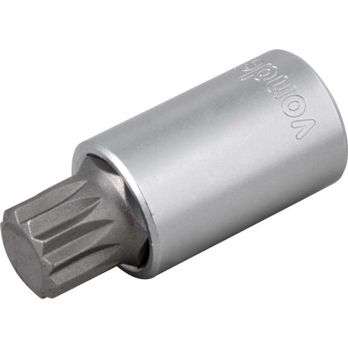 Soquete multidentado curto com encaixe 1/2