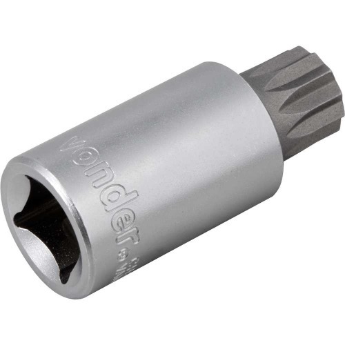 Soquete multidentado curto com encaixe 1/2