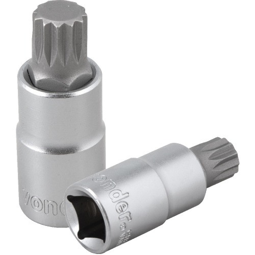 Soquete multidentado curto encaixe 1/2