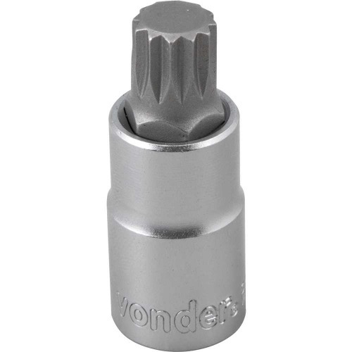 Soquete multidentado curto encaixe 1/2