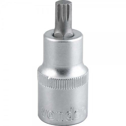 Soquete multidentado curto encaixe 1/2