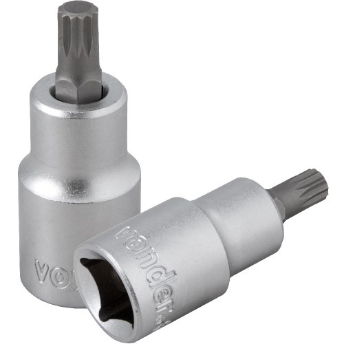 Soquete multidentado curto com encaixe 1/2