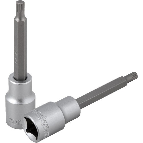 Soquete multidentado longo com encaixe 1/2